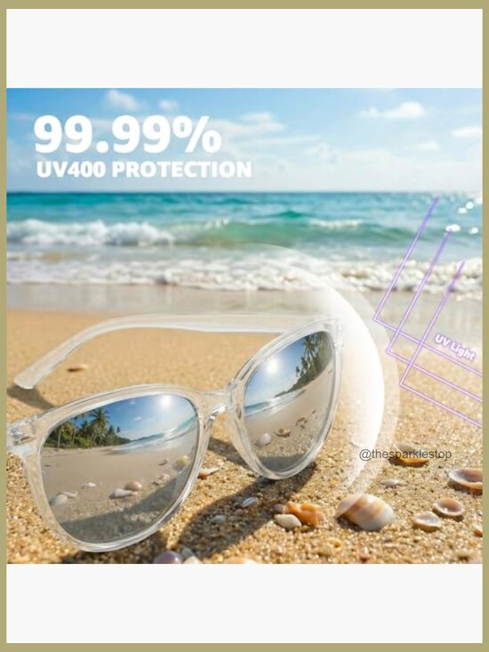 Polarized Square Mirrored Sunglasses with UV Protection main image 2